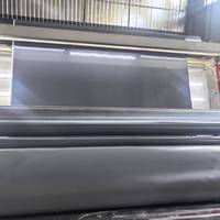 Toiles en PVC imperméables et résistantes au soleil de 500 g/m², enduites de couteau, haute durabilité, résistantes à la déchirure, toile cirée bleu gris en rouleau