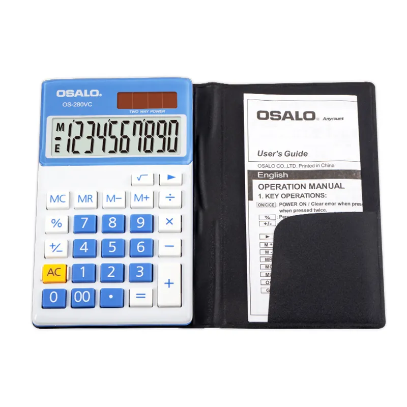 ポケット電子電卓Calculadoraカスタムロゴ小さなソーラークリスマスギフトCalculatriceオフィススクールのためのかわいい電卓
