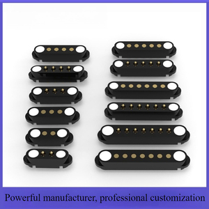 ขั้วต่อแม่เหล็กแบบ Pogo Pin 2A 2 พิน DC ระยะห่าง 2.80 มม. แบบสปริงโหลด ตัวผู้ ตัวเมีย - Product Image 2