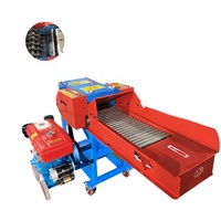 Machine à granulés d'aliments pour animaux à essence, hacheuse de paille, coupe-fourrage, équipement agricole en alliage pour le traitement des aliments