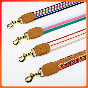 New leather and polyester patchwork pet <b>collar</b>, ethnic style, colorful woven dog fashion <b>collar</b> and leash set - Product Image 4