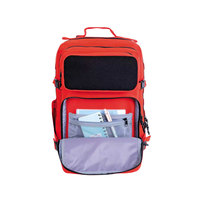 Sac à dos de voyage tactique 45L, approuvé par les compagnies aériennes avec poche pour bagages, compatible TSA, compartiment pour ordinateur portable 17'', sac de voyage urbain