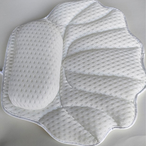 SUREWALHOME Oreiller de tête de <span class=keywords><strong>baignoire</strong></span> Oreiller de <span class=keywords><strong>baignoire</strong></span> de luxe ergonomique avec tête avec ventouses <span class=keywords><strong>Coussin</strong></span> de douche 4D - Product Image 4
