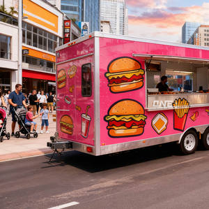 Customized Size <strong>Fast</strong> <strong>Food</strong> Square <strong>Trailer</strong> With Full Sticker Mobile <strong>Food</strong> Truck Fully Cooking Equipment for <strong>Fast</strong> <strong>Food</strong> - Product Image 2