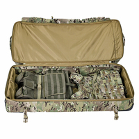 Sac à roulettes tactique camouflage extra large, robuste, grande capacité, en nylon imperméable, pour les sports tactiques
