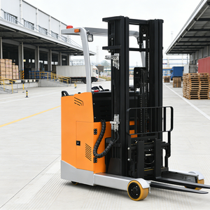 Alat Pengangkat Hidrolik 1,5 Ton dengan Penggerak Samping, Tipe Stand-up Stacker, Tinggi Angkat 3m untuk Aplikasi Logistik Gudang - Product Image 4