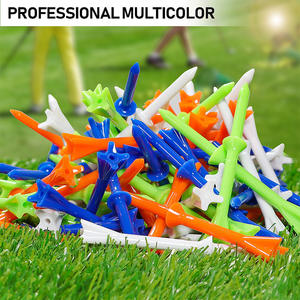 ทีพลาสติกสำหรับกอล์ฟ Passen Durable ขนาด 83 มม. พร้อมฐานเล็ก ดีไซน์สี่แฉก หลายสี ใหม่และทันสมัย น้ำหนัก 0.002 กก. - Product Image 5