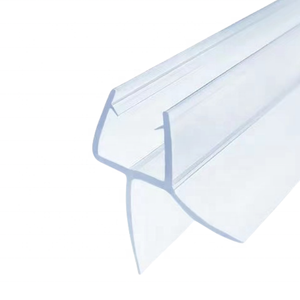 H u a a <span class=keywords><strong>y</strong></span> d צורה pvc עמיד למים מקלחת גומי דלת חדר דלת חותם נורה נקה פס 4-15 מ "מ הזזה זכוכית - Product Image 3