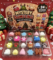 Jouets Squishy Sensoriels Anti-Stress en Forme de Beurre de Noël pour Enfants