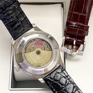 高品質高級デザイナーメンズ40MM自動巻き機械式クォーツ腕時計サファイアガラスステンレススチール防水ポインター - Product Image 5