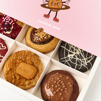 Boîte de biscuits personnalisés haut de gamme, pâtisseries sucrées, desserts, donuts, emballage tiroir personnalisé avec séparateurs pour expédition