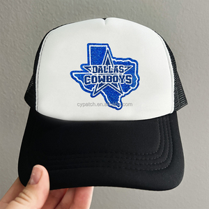 فريق كرة القدم الأمريكية الرياضة الترتر التطريز نمط nfl بقع معان رئيس النسر القديسين تكساس تصميم فريق كانساس - Product Image 4