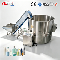Désaligneur de bouteilles haute compatibilité avec convoyeur et élévateur – Machine d'alimentation de bouteilles stable et rapide pour bouteilles de plusieurs types