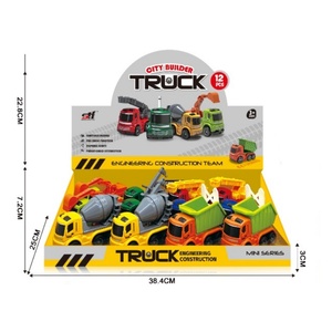 Jouet de <span class=keywords><strong>camion</strong></span> d'ingénierie miniature EPT à rétrofriction avec articulations mobiles, véhicules de construction pour enfants de 3 ans et plus - Product Image 3