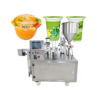 Scelleuse automatique à 4 têtes pour crème glacée, maïs et yaourt Jelly Four Cup Form Fill and Lidding Selingly Machine 8 Line