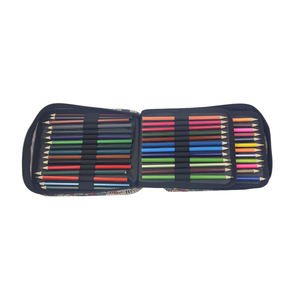 Vente en gros de trousses à crayons et de sacs à fermeture éclair en toile personnalisés pour enfants d'école, mignons et multifonctionnels - Product Image 2