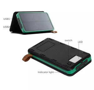 <span class=keywords><strong>Chargeur</strong></span> sans fil pliable batterie externe <span class=keywords><strong>solaire</strong></span> 30000mAh câble USB pour <span class=keywords><strong>iPhone</strong></span> <span class=keywords><strong>13</strong></span> panneau <span class=keywords><strong>solaire</strong></span> Powerbank sans fil LED panneaux extérieurs - Product Image 3