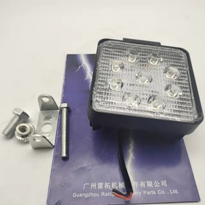 9 Beads <b>LED</b> <b>Light</b> Square Type High-Power <b>Light</b> 12-80V <b>Working</b> Lamp for Excavator Parts - Product Image 5