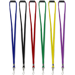 Arbeits zertifikat Gast zertifikat Hals hängendes Seil Firmen karte Polyester Lan yards - Product Image 3