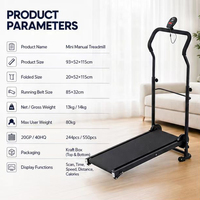 Tapis de marche manuel pliable sans moteur, mini, prix usine de gros, charge 80 kg, faible MOQ, personnalisable