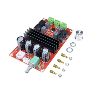 XH-M190 2x100W TPA3116 D2ช่องคู่บอร์ดขยายเสียงดิจิตอลสำหรับ <span class=keywords><strong>Arduino</strong></span> TPA3116D2โมดูลสองช่อง100W + 100W 12-24V - Product Image 1