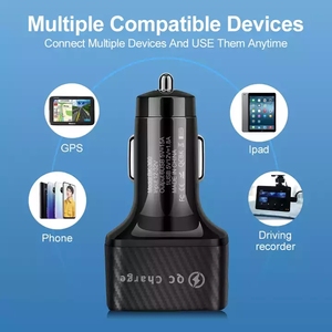 QC3.0 caricabatteria da auto 6USB 75W adattatore per telefono a ricarica rapida in auto 15A per iPhone 14 Xiaomi Huawei <span class=keywords><strong>Samsung</strong></span> Car Quick Charge - Product Image 5