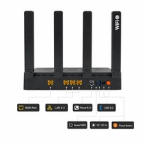 Routeur Gigabit XPON ONT WiFi 6 AX3000 4GE+1POTS+1USB3.0 Double Bande HGU ONU GPON EPON Modem Fibre Optique FTTH Auto-adaptatif