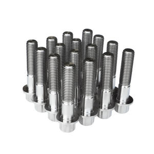Op Maat Gemaakte Gelegeerd Staal Koolstofstaal Roestvrij Staal Inch Titanium Auto Split Velg 5/16 "-18 12 Punts Flensbouten - Product Image 5