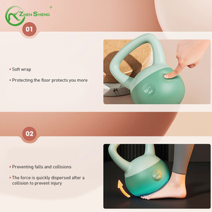 Zhen sheng Großhandel Zoll Soft Kettle balls Neues Produkt PVC Kettle bell Sandsack zum Gewichtheben Einstellbare Gewichte - Product Image 6