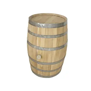 Barril de vino de roble usado, 225L, venta al por mayor, precio de fábrica, mantiene el vino fresco a la venta