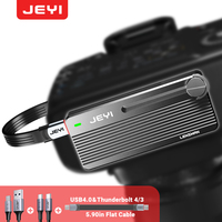 OEM M.2 NVMe SSD kandang USB 3.1 Gen2 10Gbps, dengan sekrup dudukan kamera untuk ponsel PC, stok tersedia untuk pesanan jumlah besar