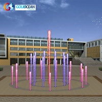 FREE DESIGN Fontaine d'eau ronde dansante avec musique éclairée pour enfants