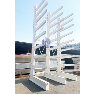 <span class=keywords><strong>HEDA</strong></span> Rack en porte-à-faux industriel à usage intensif Rayonnage de stockage d'entrepôt Bras réglables pour le stockage du bois Contreplaqué Tuyau Poutres en acier - Product Image 3