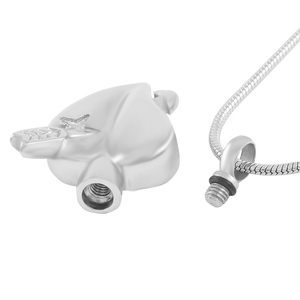 Acier inoxydable flèche de Cupidon visant <span class=keywords><strong>coeur</strong></span> pendentif personnalisé collier cendres souvenir mémorial médaillon animal urne bijoux urnes crémation - Product Image 4