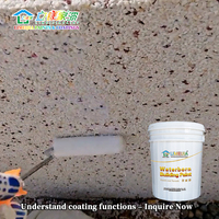Peinture murale effet granit liquide Limeijia Resin Wash Stone Finish Coat, film protecteur transparent pour usage extérieur sur pavés