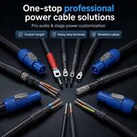 Conectores Impermeables Jnicon de 2, 3 y 4 Pines Powercon 500V 20A IP65 IP44, Cable de Alimentación para Iluminación de Escenario y Pantallas LED