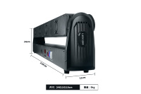 Projecteur de scène LED RGBW 4-en-1 10x40W, CRI 95 élevé, contrôle RDM DMX512 pour soirées, boîtes de nuit, DJ et bars