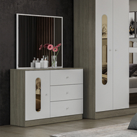 Chambre A Coucher Lit Complet Pas Cher Moderne King Size Double Maison De Luxe En Bois Plein Ensemble De Meubles De Chambre À Coucher