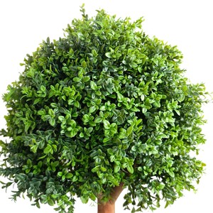 Para Amazon Olivo <span class=keywords><strong>Artificial</strong></span> Bonsai Bola de plástico verde en maceta Decoración interior/exterior Venta al por mayor para porche Patio Boj - Product Image 5