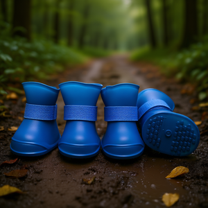 Zapatos para Perro de Goma Elástica, Talla Extra Pequeña, Calcetines de Protección para Mascotas para Todas las Estaciones - Product Image 2