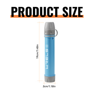 Filtre à <span class=keywords><strong>eau</strong></span> WRELS sans BPA, purificateur d'<span class=keywords><strong>eau</strong></span> en ABS de qualité alimentaire, adapté aux activités de plein air, cartouche de filtre à <span class=keywords><strong>eau</strong></span> portable - Product Image 6