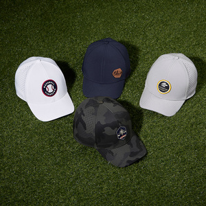 หมวกเชือกกอล์ฟพร้อมแผ่นปะ PVC กันน้ำกันเหงื่อหมวกสแน็ปแบค - Product Image 1