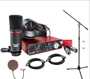 Interfaz de Audio USB <span class=keywords><strong>Focusrite</strong></span> <span class=keywords><strong>Scarlett</strong></span> 2i 2Studio de 2.ª Generación y Paquete de Grabación con Pro Tools, Stock Limitado Disponible para la Venta - Product Image 1