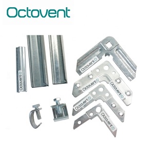 HVAC Hệ thống bộ phận TDC Ống mặt bích cho kim loại hình chữ nhật Ống - Product Image 4