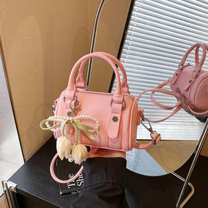 กระเป๋าถือสะพายข้างสำหรับผู้หญิง2026ใหม่กระเป๋าสะพายไหล่ลายควิลท์ดีไซน์เรขาคณิตวินเทจกระเป๋าเครื่องสำอาง PU สำหรับเด็กผู้หญิง - Product Image 3