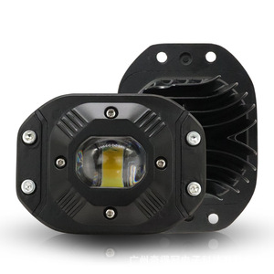 Single Eye Rgb Motorcycle <b>Spotlight</b> 4000lm Lens Type Aluminum Front For Retrofit Upgrade - Product Image 1