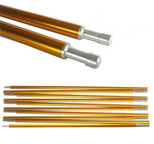 キャンプ用 アルミ合金製 テントポール コネクター - Product Image 4