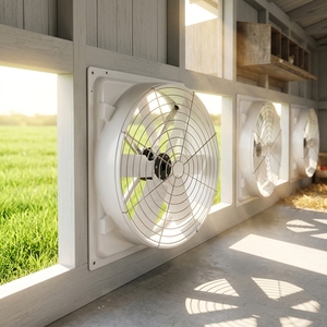 Ventilateurs axiaux en fibre de verre JTX-F660 FRP pour élevages avicoles, ventilateurs pour poulaillers - Product Image 3