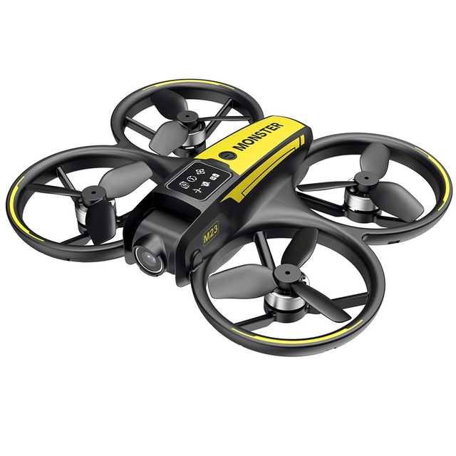 M23 Brushless FPV Drone with Built-in Screen HD Aerial Photography Mini Quadcopter RC Aircraft Toy Real-Time Video Transmission