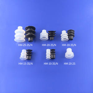 Hamo Black White Transparent Three-Layer Suction Cup 15 Silicone Rubber Nozzle for Injection Molding Jig <b>Articulated</b> <b>Robot</b> - Product Image 3